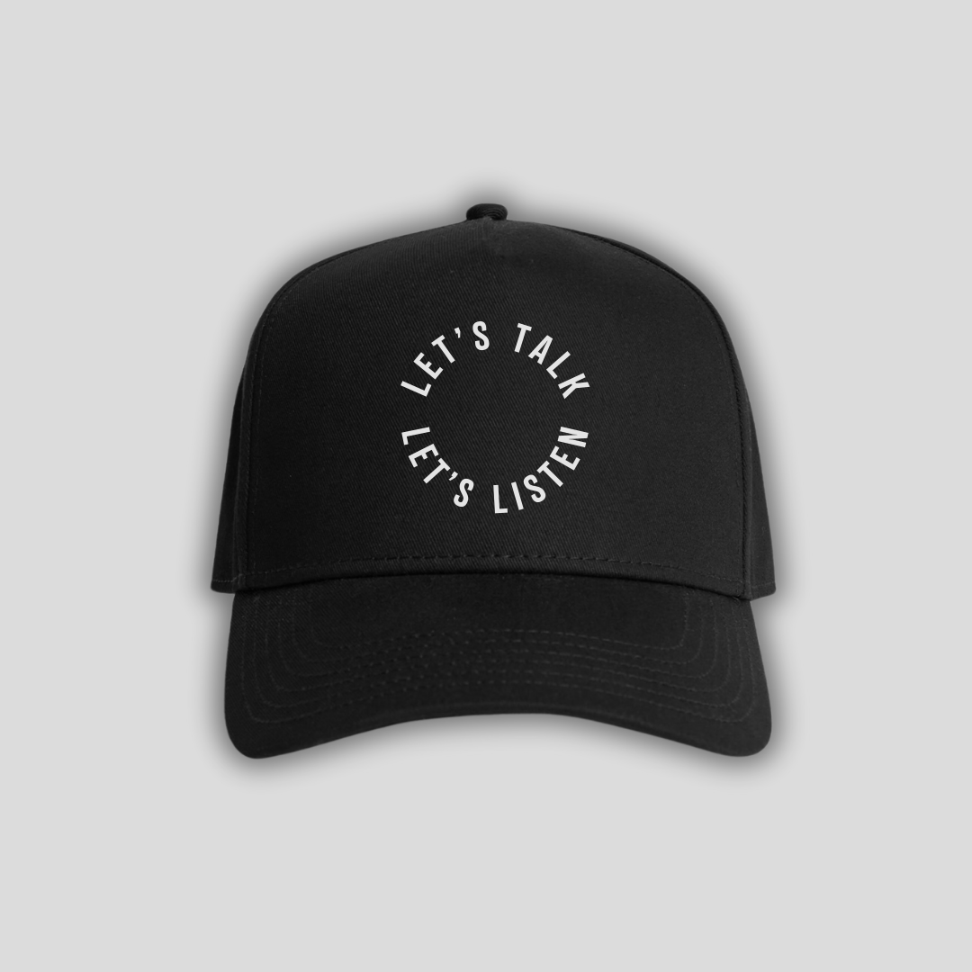 TTT Lets Talk & Listen Black Cap