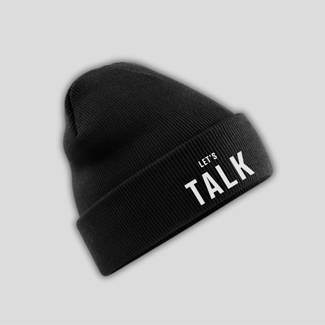 TTT Lets Talk Black Beanie