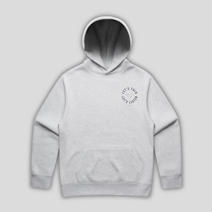 TTT Lets Talk & Listen Athletic Grey Hoodie