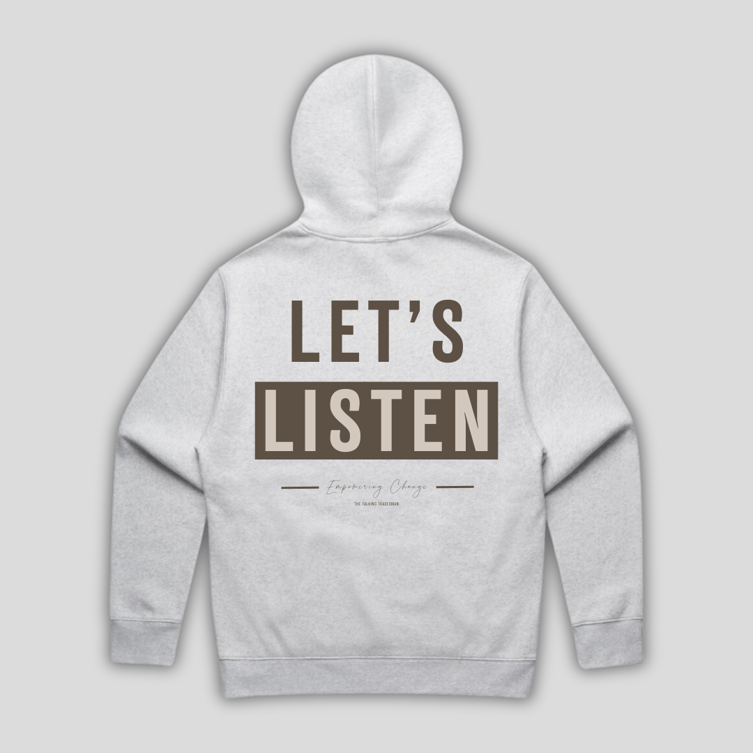 TTT Lets Listen Athletic Grey Hoodie