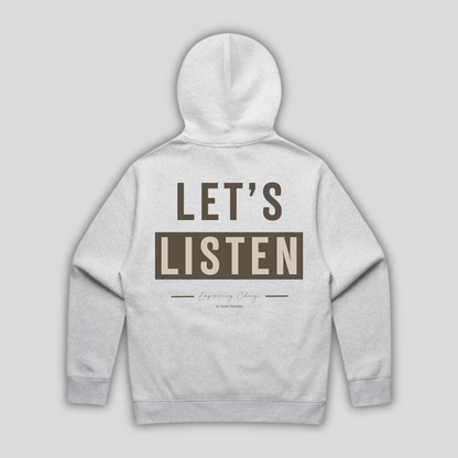 TTT Lets Listen Athletic Grey Hoodie