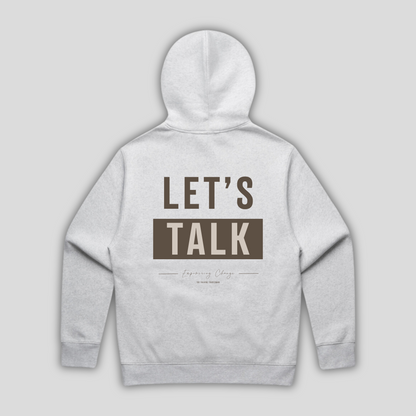 TTT Lets Talk Athletic Grey Hoodie