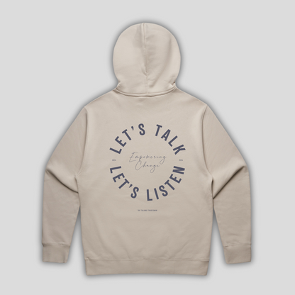 TTT Lets Talk & Listen Box Bone Hoodie