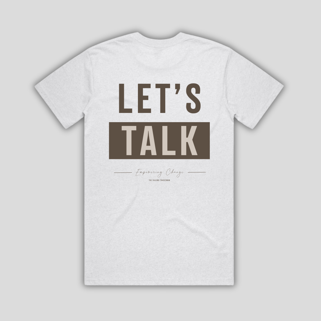 TTT Lets Talk Box White T-Shirt