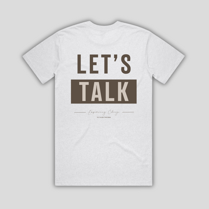 TTT Lets Talk Box White T-Shirt