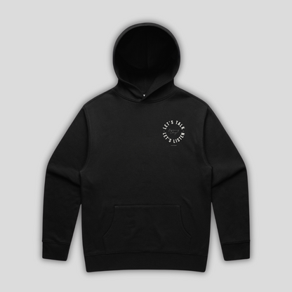TTT Lets Talk & Listen Black Hoodie